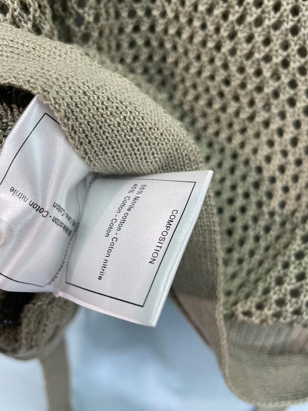 Gilet Chanel vert en coton nitrile 262292