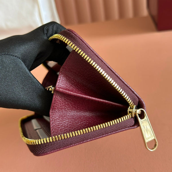 GG Ophidia Wallet 19.5 Dark Brown Beige in Soft GG Supreme 285050