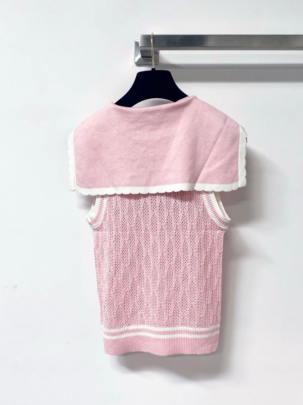 Miu Miu Vest Pink in Wool 305892