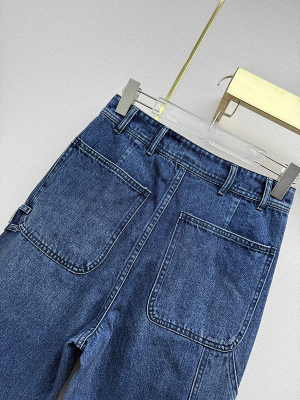 Chanel 26 Short Jeans Blue in Cotton 367720
