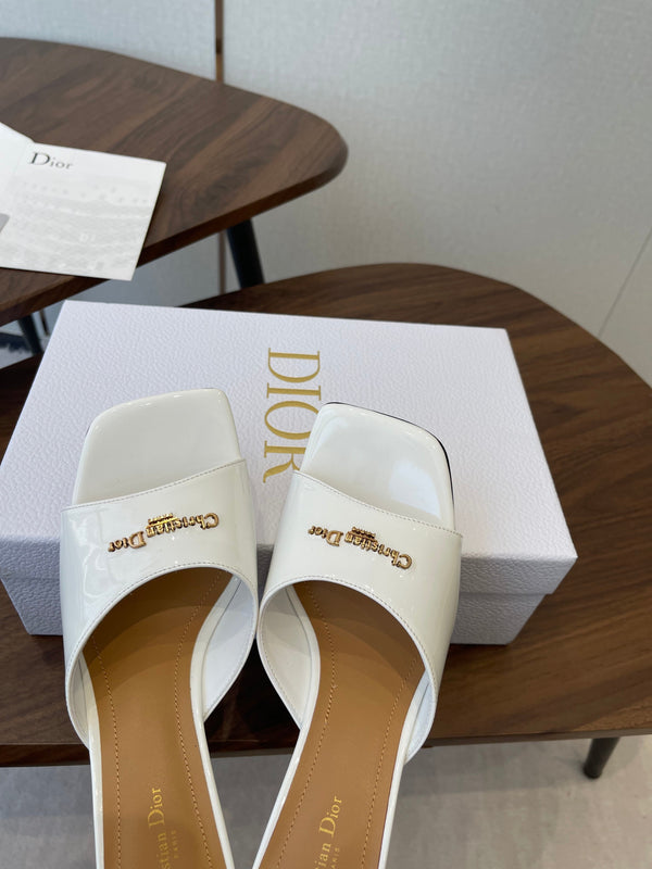 Dior 26 Sandal 70mm White in Cowhide 727964