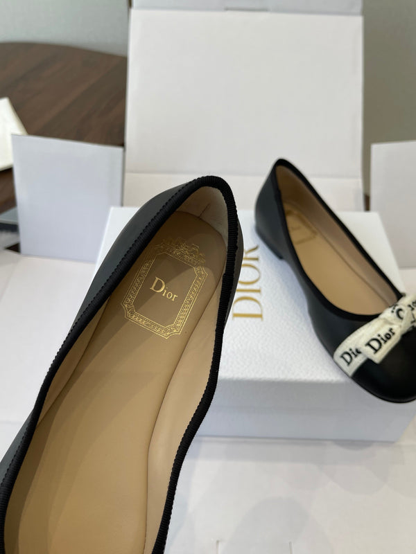 Dior 26 J'Adior Ballet Flat Black in Lambskin 727446