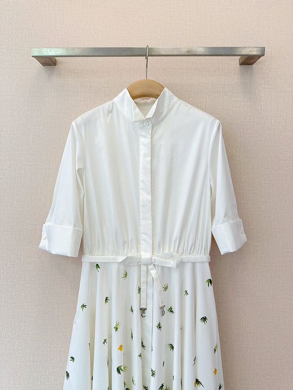 Dior Dress White in Cotton 374083