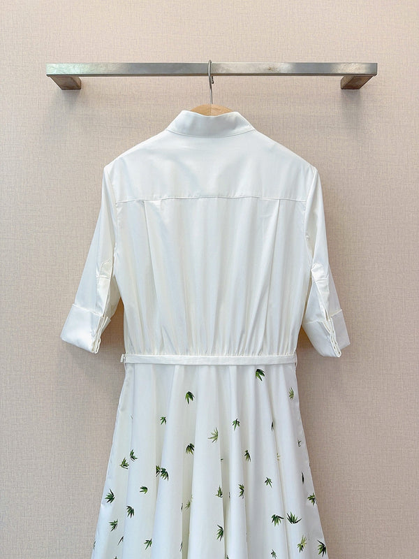 Dior Dress White in Cotton 374083