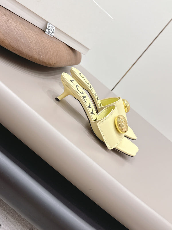 Sandales Loewe 26 en agneau jaune clair 45 738734
