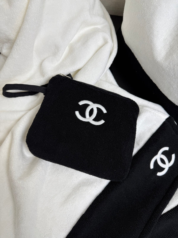 Chanel 2026 Beach Bag 60 White in Cotton