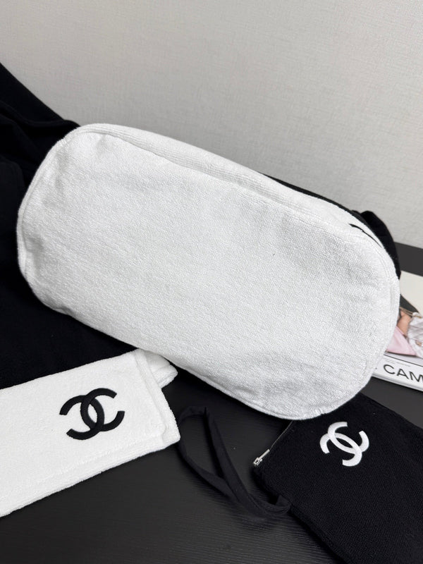Chanel Sac de plage 2026 60 Noir en coton