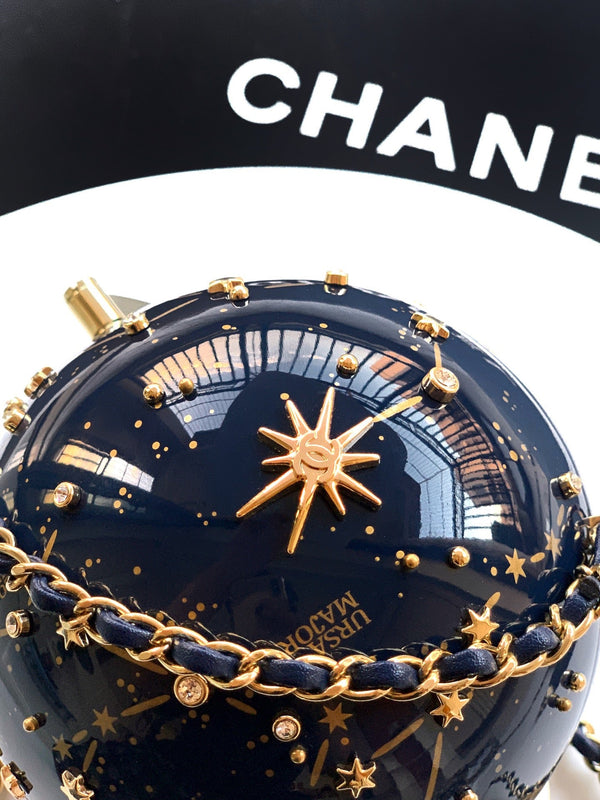 Chanel 26 Celestial Globe Minaudière Dark Blue in Plastic