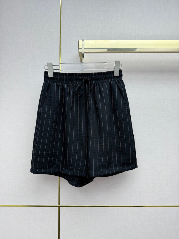 Chanel 26SS Sleeveless Shirt + Shorts Set in Polyester 375647