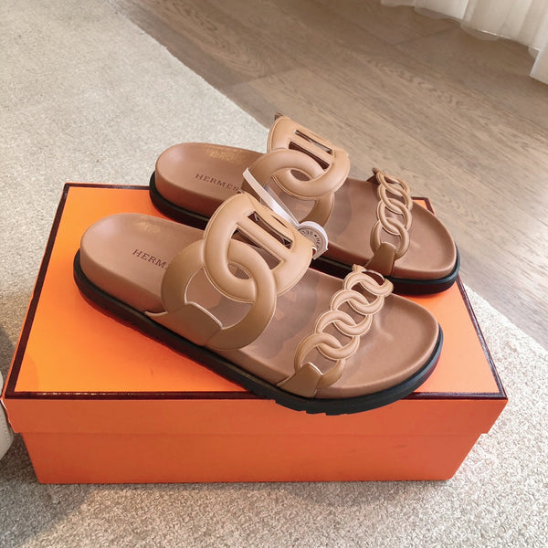 HM Extra Sandal Brown in Cowhide 743959