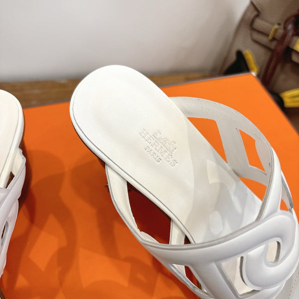 HM Sandal 60 White in Calfskin 743964