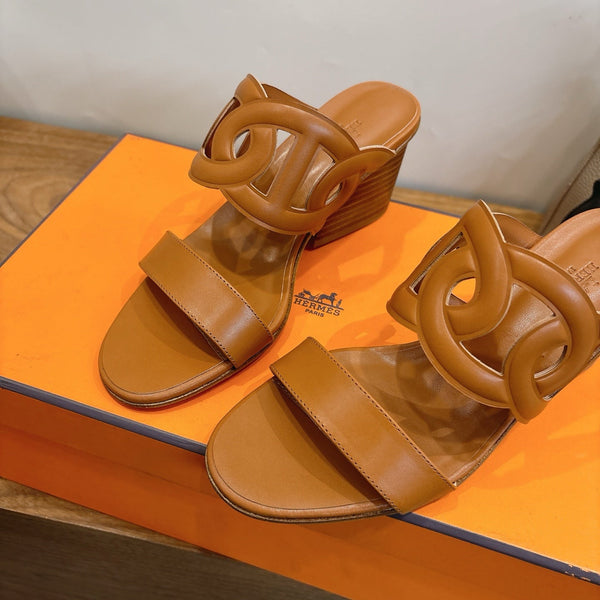 HM Sandal 60 Brown in Calfskin 743969