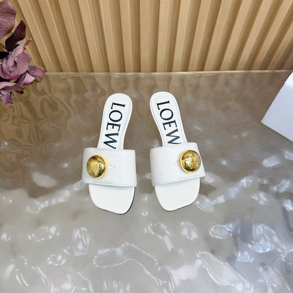 Loew 26 Sandal 45 White in Cowhide 749386