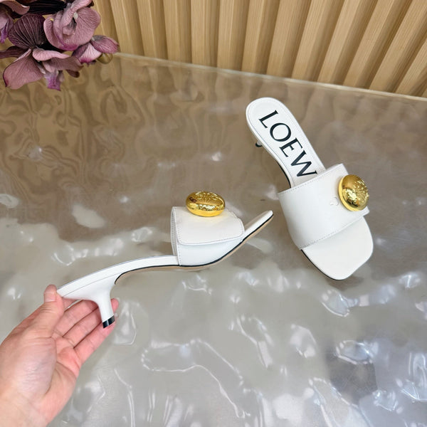 Loew 26 Sandal 45 White in Cowhide 749386