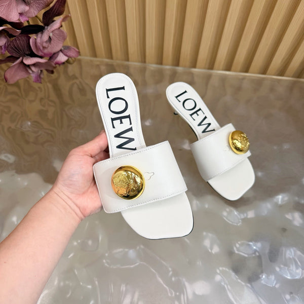 Loew 26 Sandal 45 White in Cowhide 749386