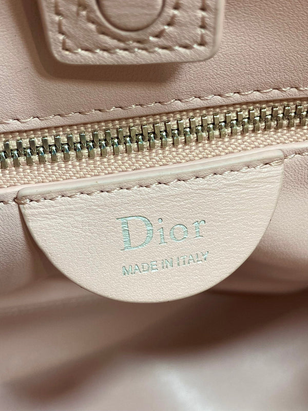 CD 26 Trianon Hobo Chain Bag 25cm Light Pink in Cowhide 286599