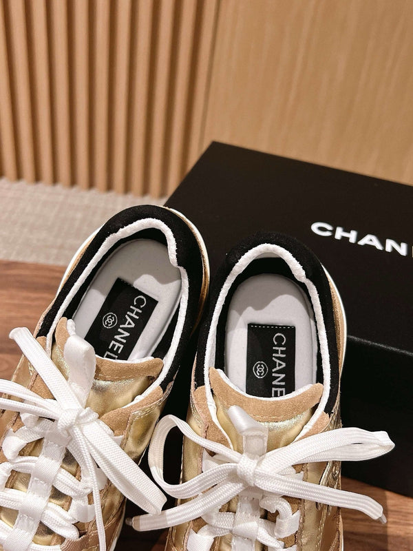CC Sneaker Gold Brown in Leather 753924