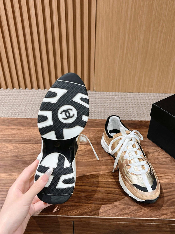 CC Sneaker Gold Brown in Leather 753924