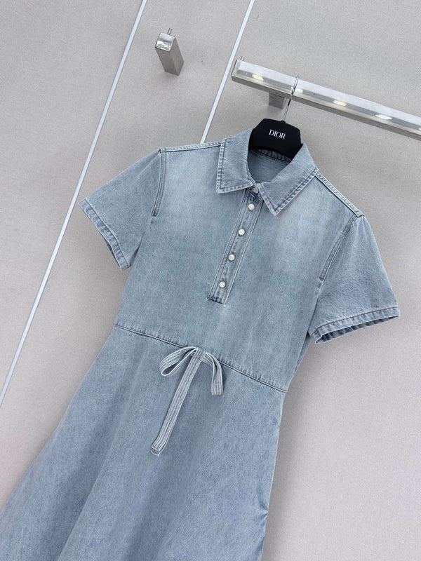 CD 26 Dress Blue in Cotton 379666