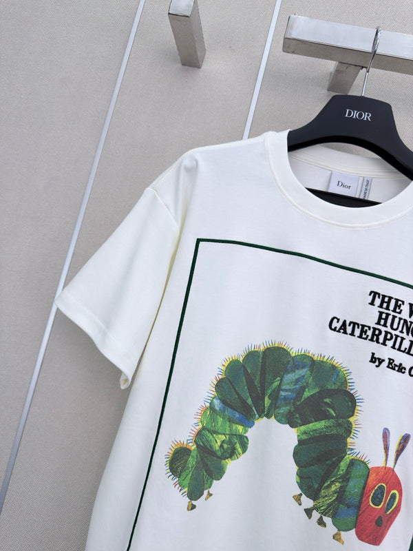 CD 26 Crew Neck Short-sleeved T-shirt White in Cotton 379662