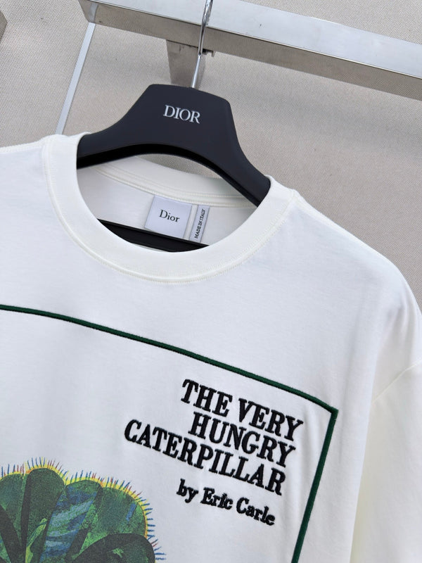 CD 26 Crew Neck Short-sleeved T-shirt White in Cotton 379662