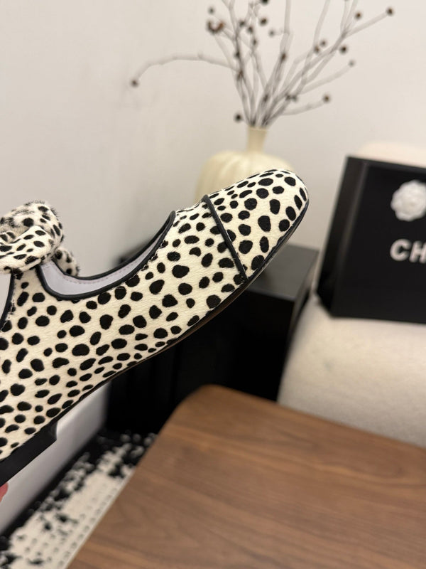 CC 26 Babies à pois blanc noir en crin 756092