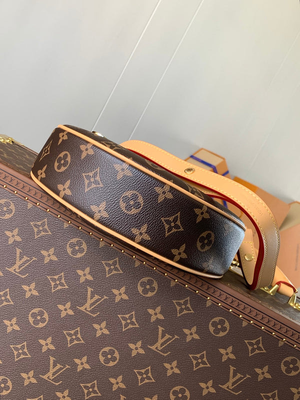 LV Loop Baguette Bag 23cm Brown in Cowhide 286672