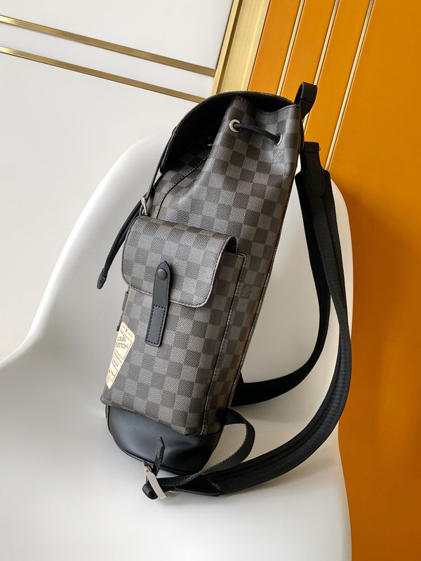 LV Christopher Backpack Black in Monogram Canvas 286718
