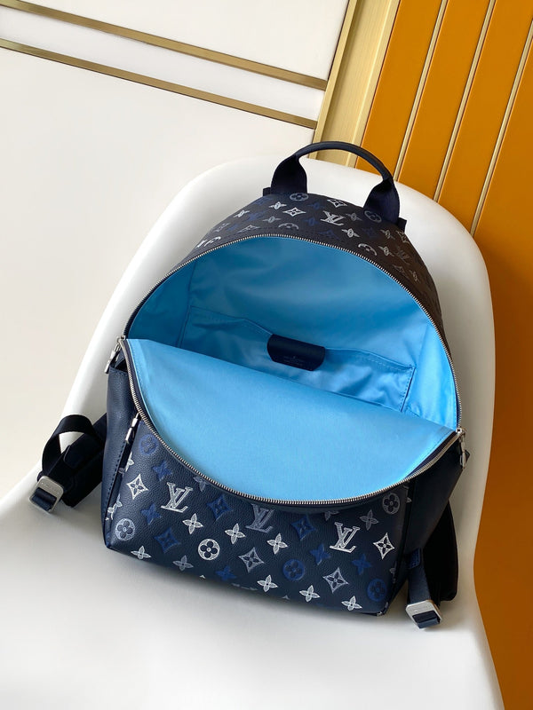 LV Discovery Backpack Dark Blue in Monogram coated Canvas 287119