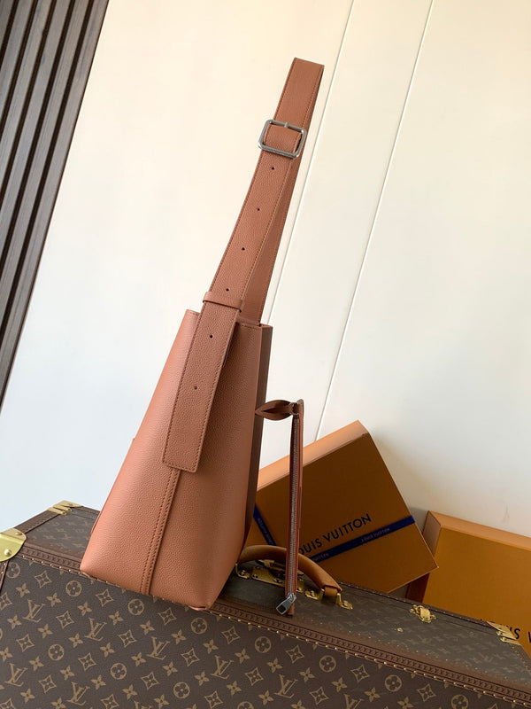 LV Verso Hobo Bag 33cm Brown in Calfskin 287232