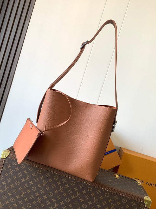 LV Verso Hobo Bag 33cm Brown in Calfskin 287232