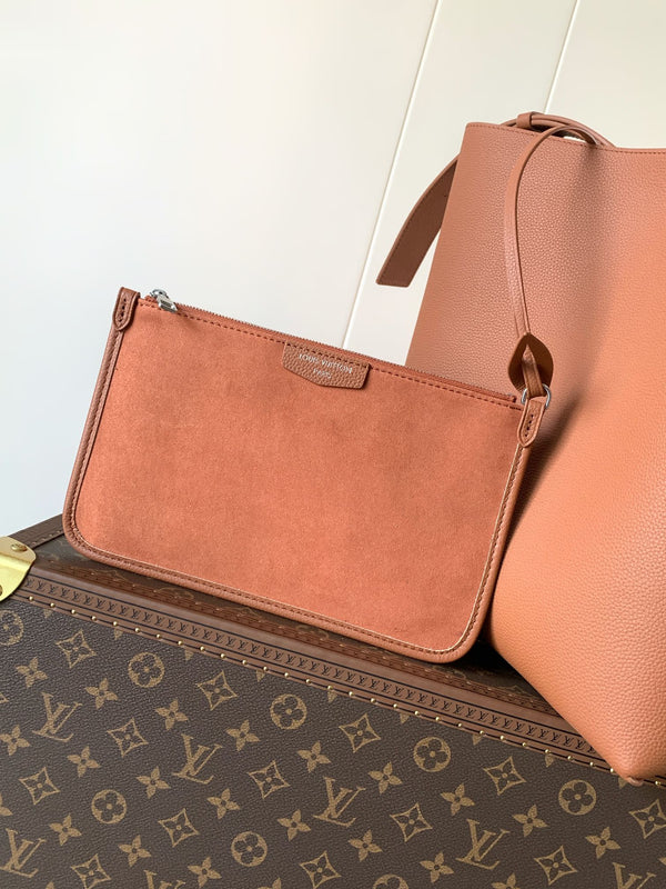 LV Verso Hobo Bag 33cm Brown in Calfskin 287232