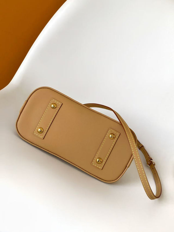 LV Alma BB Handbag 23.5cm Beige in Monogram Canvas 287214