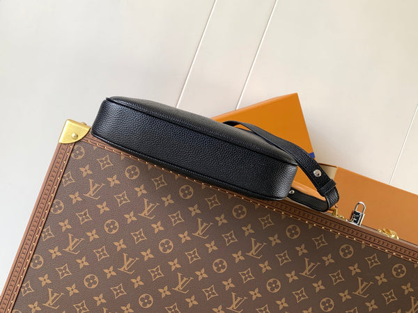 LV All Around PM Bag 25cm Black in Calfskin 287033