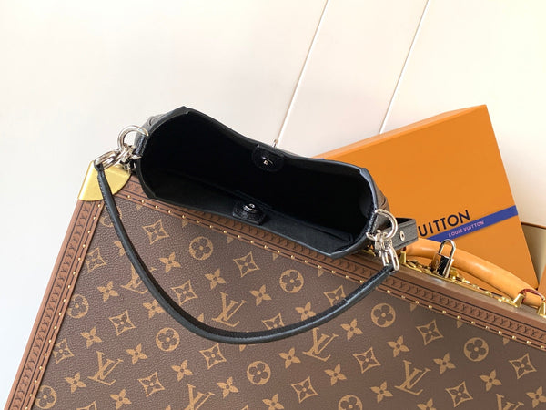 LV All Around PM Bag 25cm Black in Calfskin 287033