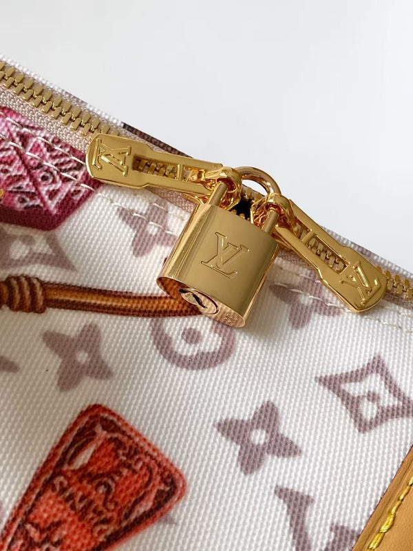 LV Speedy Soft 30 Bag White in Monogram coated Canvas 287011
