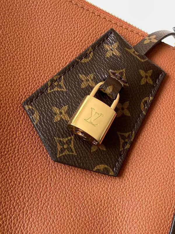 LV Express Handbag 26 Brown in Calfskin 287001