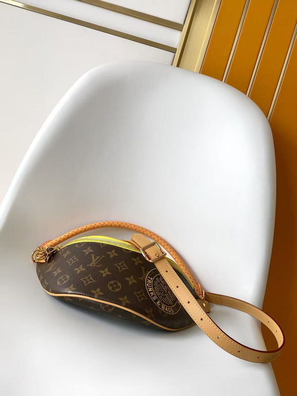 LV Paris À Vélo Bag 30 Brown Yellow in Monogram Canvas 286809