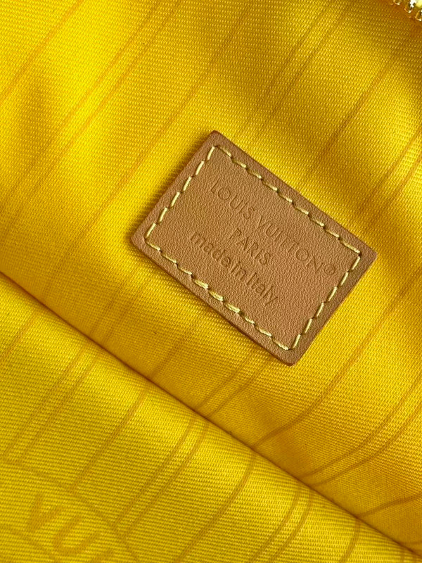 LV Paris À Vélo Bag 30 Brown Yellow in Monogram Canvas 286809