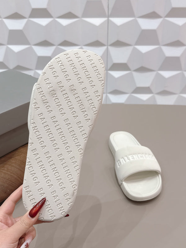 Bal 26 Sandal Full White in Leather 770765