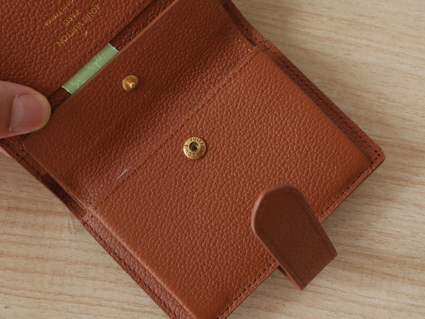 LV Portfoille Locky Wallet Brown in Cowhide 287575