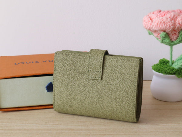 LV Portfoille Locky Wallet Olive Green in Cowhide 287574