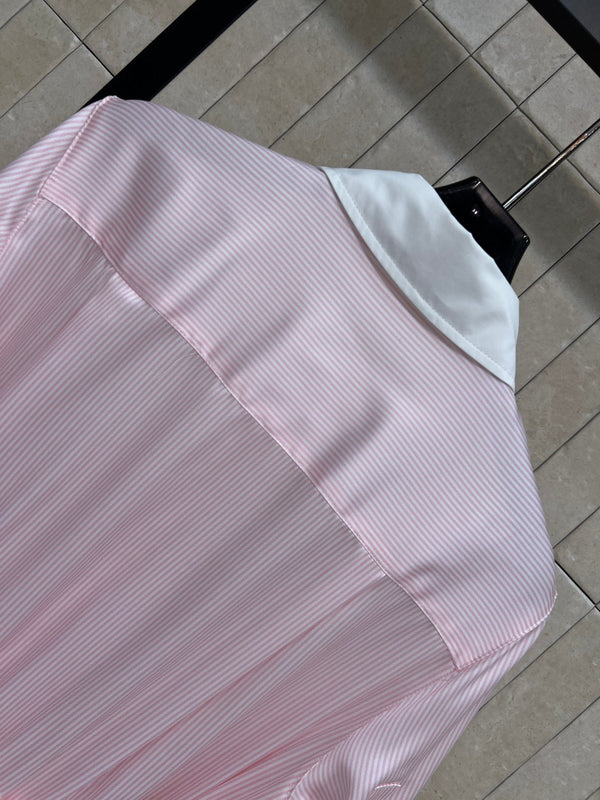 CD 26 Pink Striped Dress in Polyester 385731