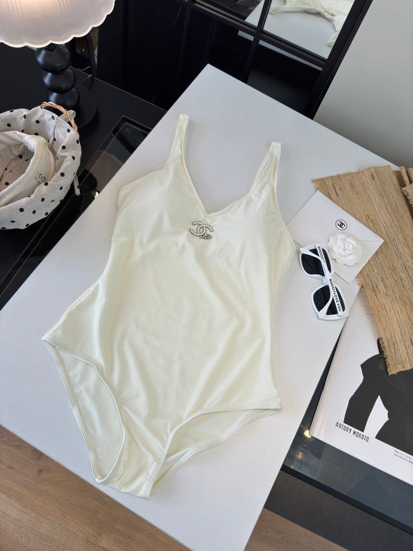 CC One Piece Swimsuit in Pearl White 289910
