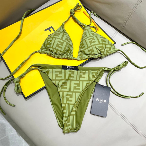 FF Swimsuit Green Polyamide 180511