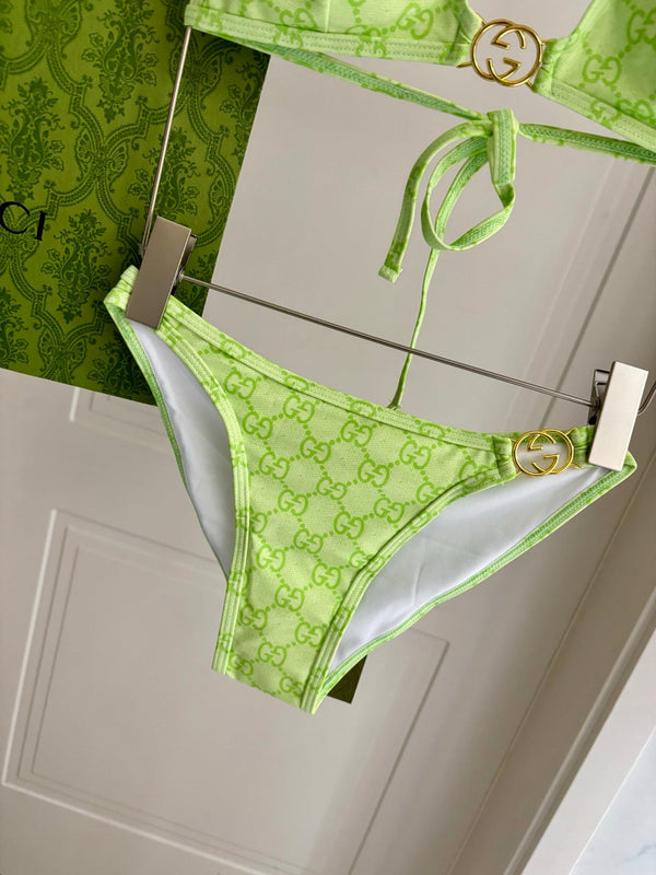 GG 26s Swimsuit Lime Green Polyamide 243571