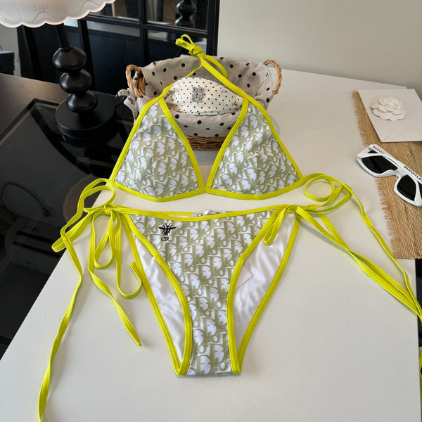 CD 26s Two-Piece Bikini Yellow in Polyamide 241815