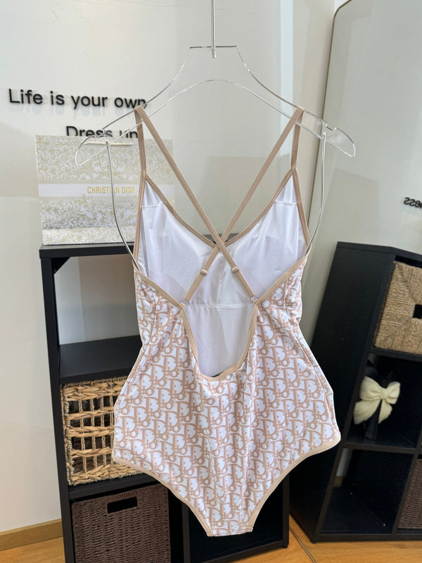 CD One-Piece Bikini Begie in Polyamide 241827