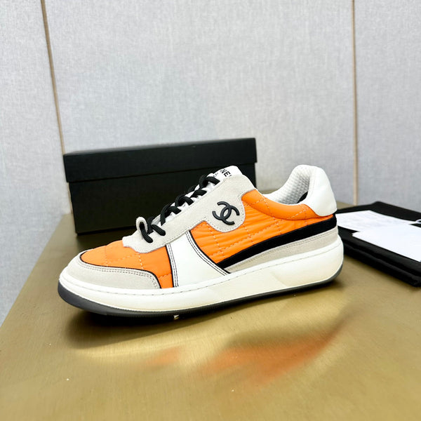 CC 26 Casual Panda Sneakers Orange in Nylon 815937