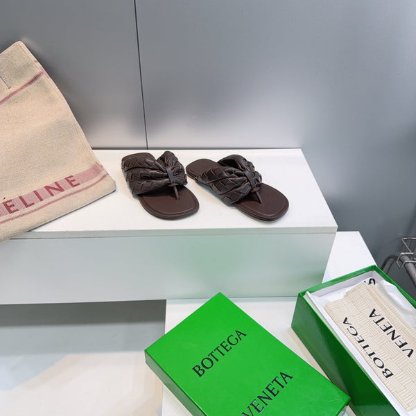 BV 26ss Thong Flip-Flops Brown Leather 842949